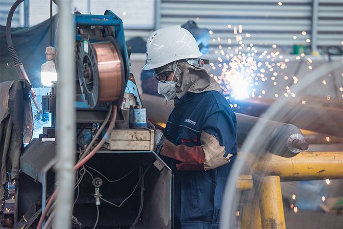 广水网架焊接车间